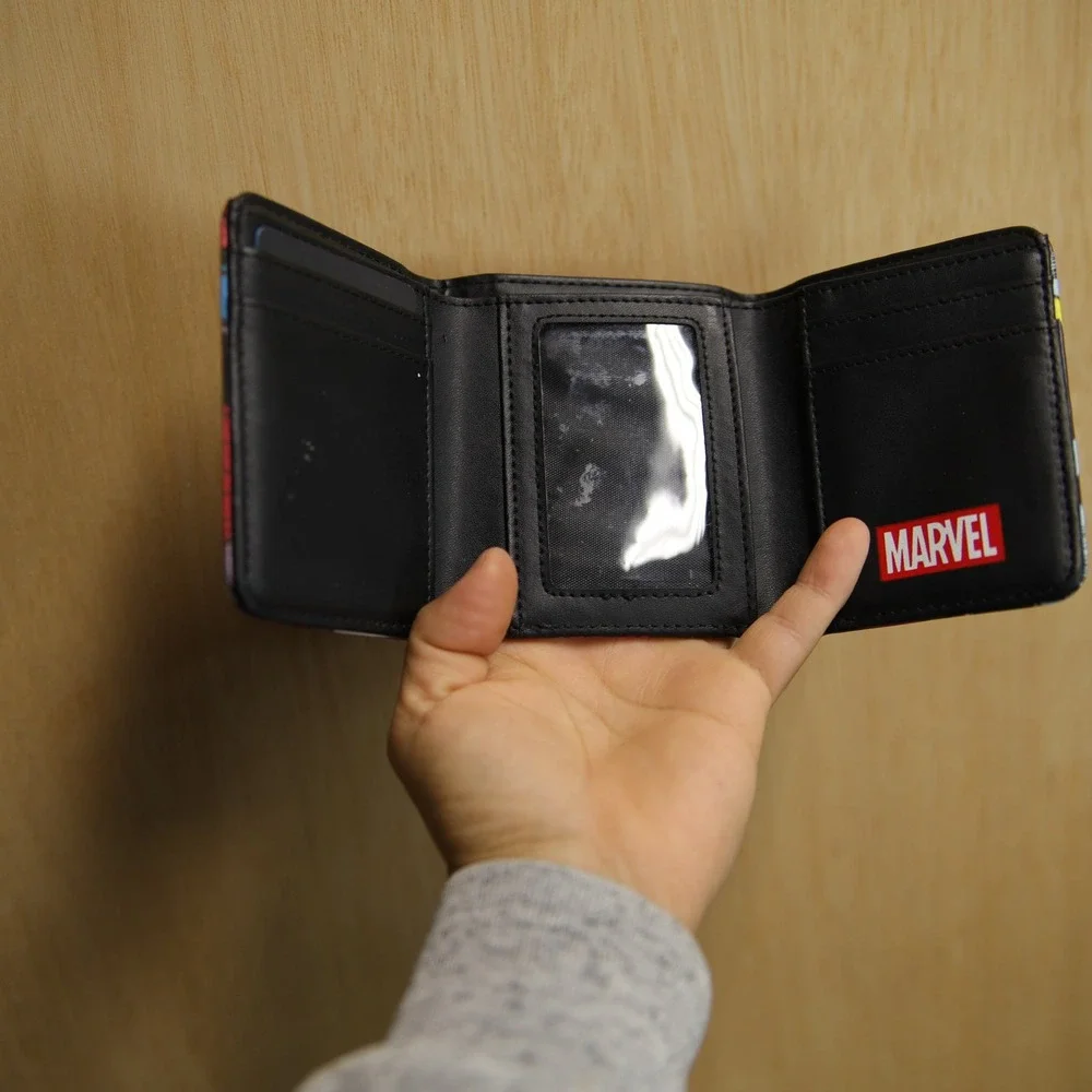 Marvel Comics Avengers Trifold Wallet Spider-Man Iron Man Hulk Captain America